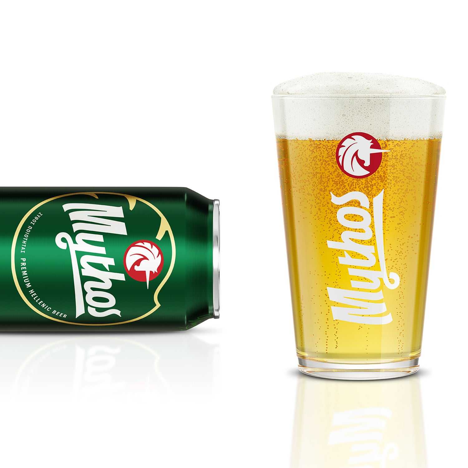 Mythos beer Official glass 300ml, online sales of Greek products