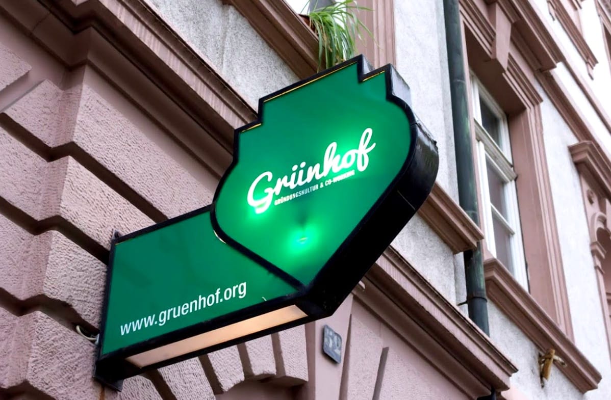 The sign outside The Grünhof