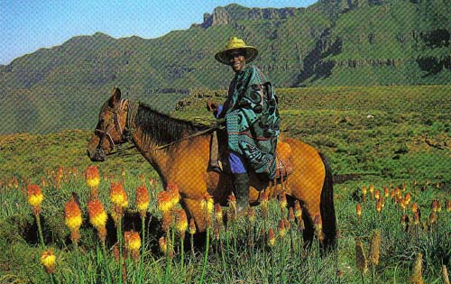 Lesotho postcard