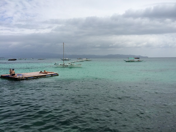 A view of the ocean from Spider House restaurant