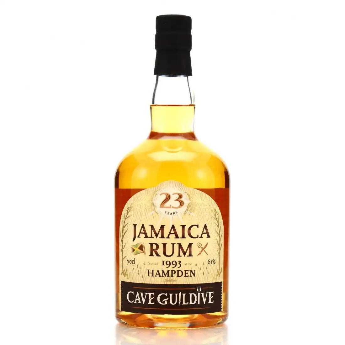 Image of the front of the bottle of the rum Jamaica Rum <>H