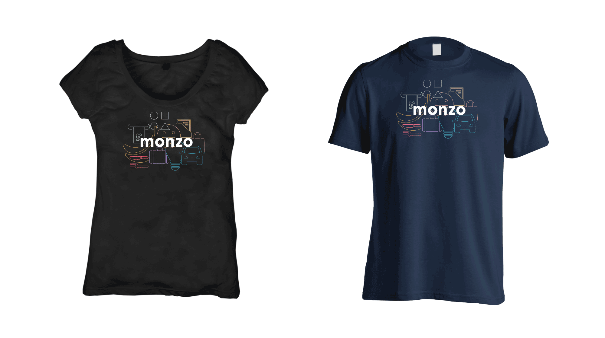 Monzo T-shirt range