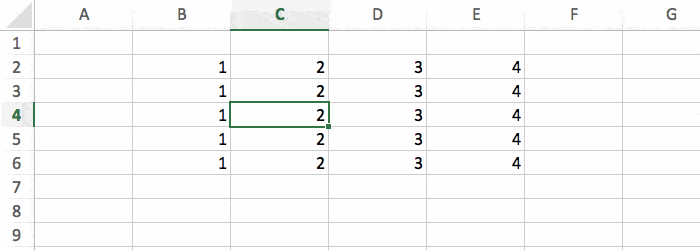 how to drag a formula in excel for mac without mouse