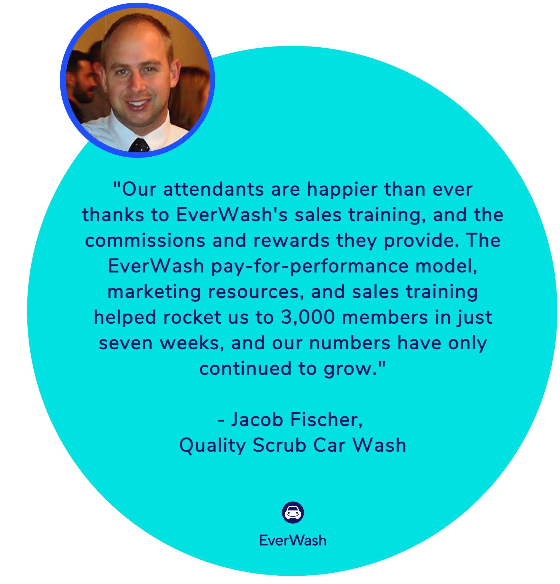 Jacob Fischer car wash membership testimonial of EverWash