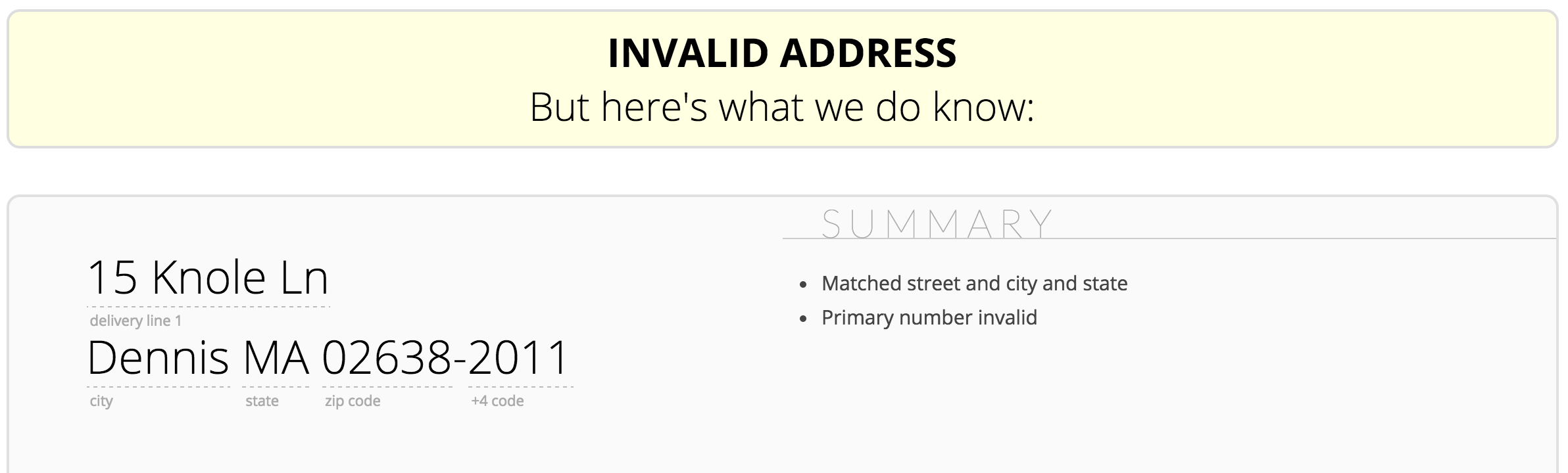 Google Address Validation