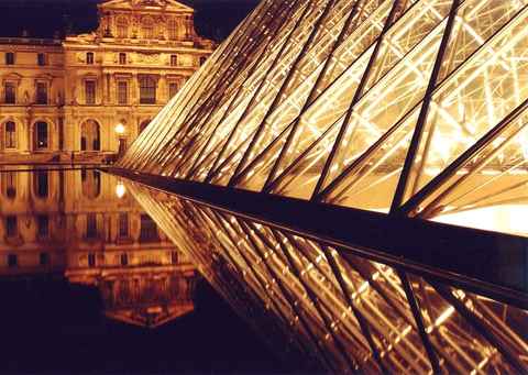 The Louvre in Paris.