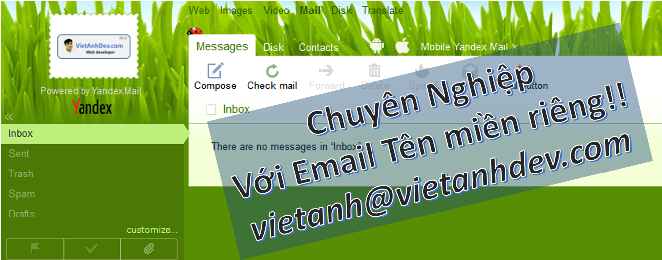 Minh họa domain mail