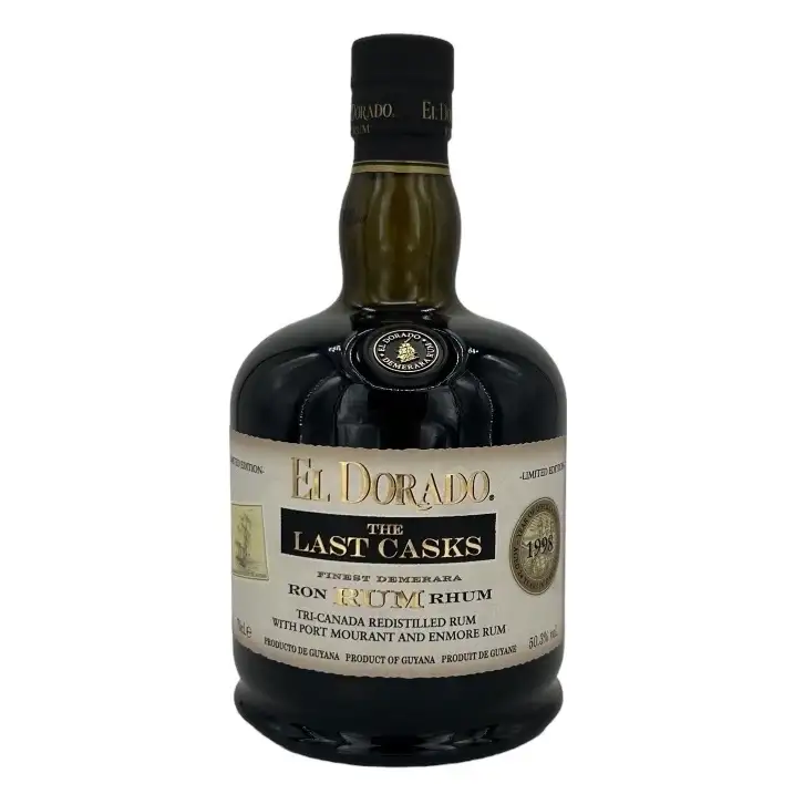 Image of the front of the bottle of the rum El Dorado The Last Casks (Black)