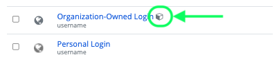 Shared Item icon