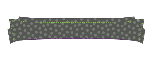 Trim seam allowance