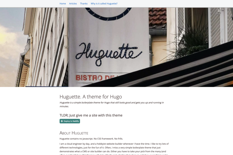 Hugo-Theme-Huguette