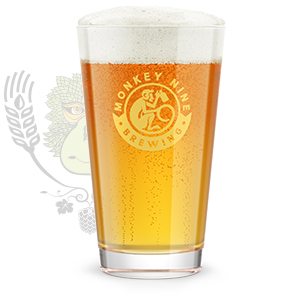 Primate Pale Ale Rendering of Monkey 9 Primate Pale Ale Beer