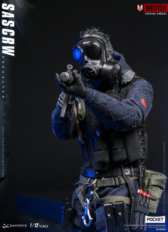 Damtoys British Special Forces Pocket Elite Series SAS CRW Assaulter 1/12 Scale Figure