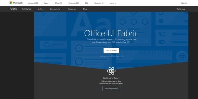 Office UI Fabric