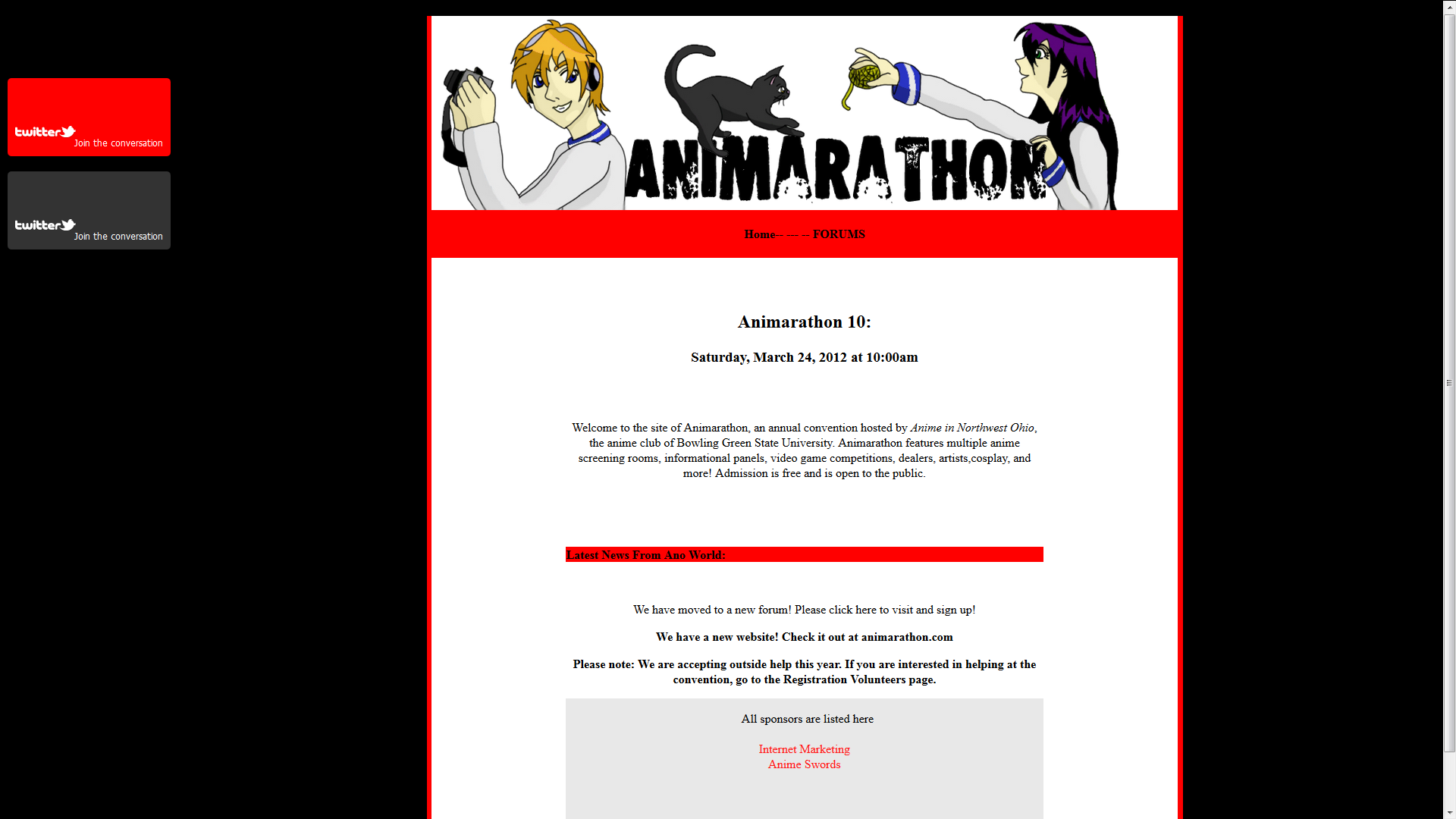 The Animarathon Website.