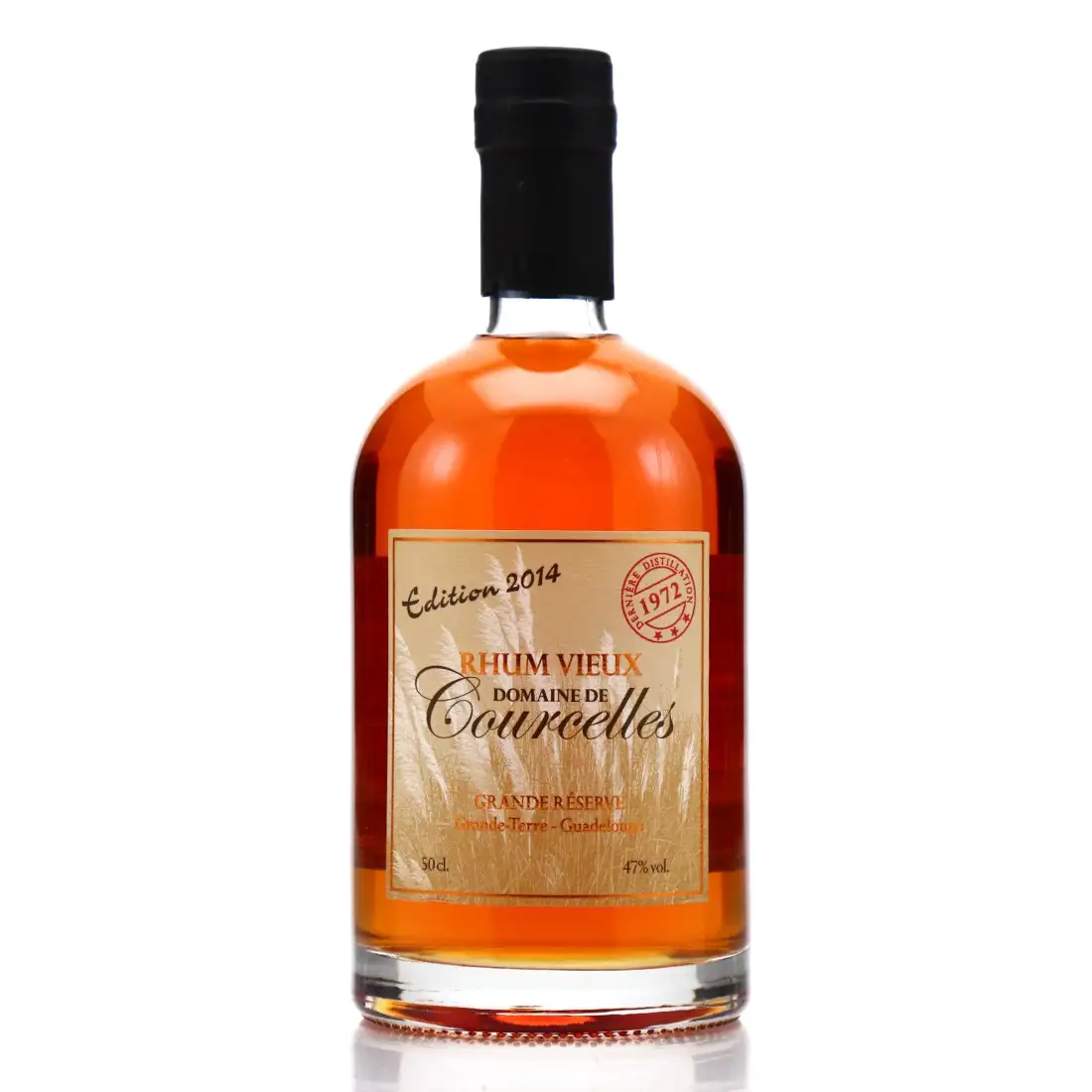 Image of the front of the bottle of the rum Rhum Vieux Edition 2014