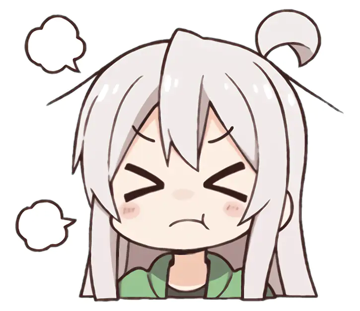 Mahiro is cutely being angry