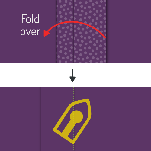 Press seam allowance to one side