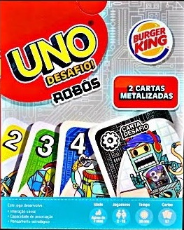 Burger King Uno Desafio: Robos (Brazil)