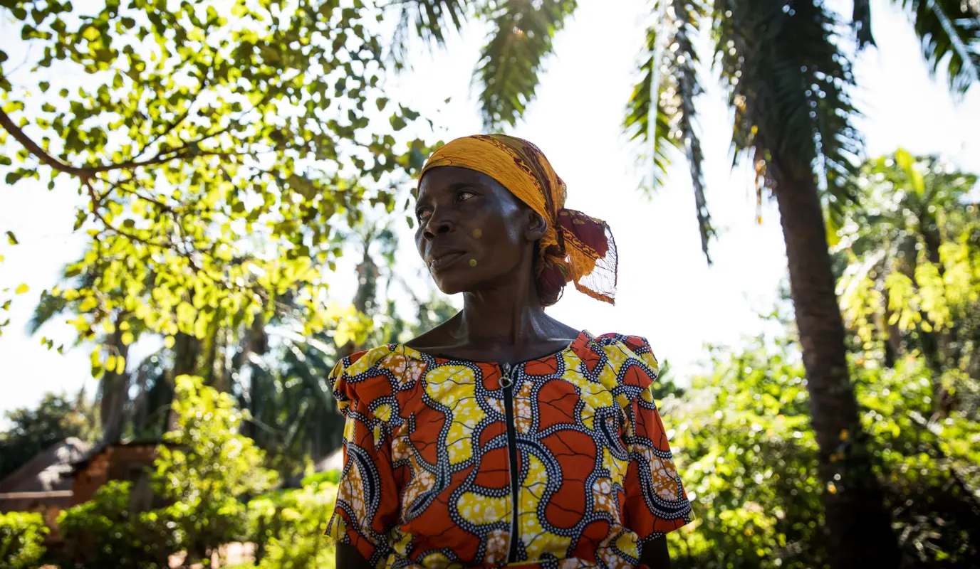Adrenise Lusa, 60, from Manono Territory, DRC.