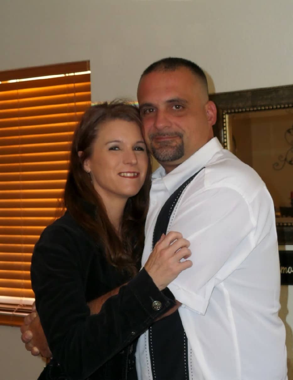 joe and lori sanchez together smiling for a picture