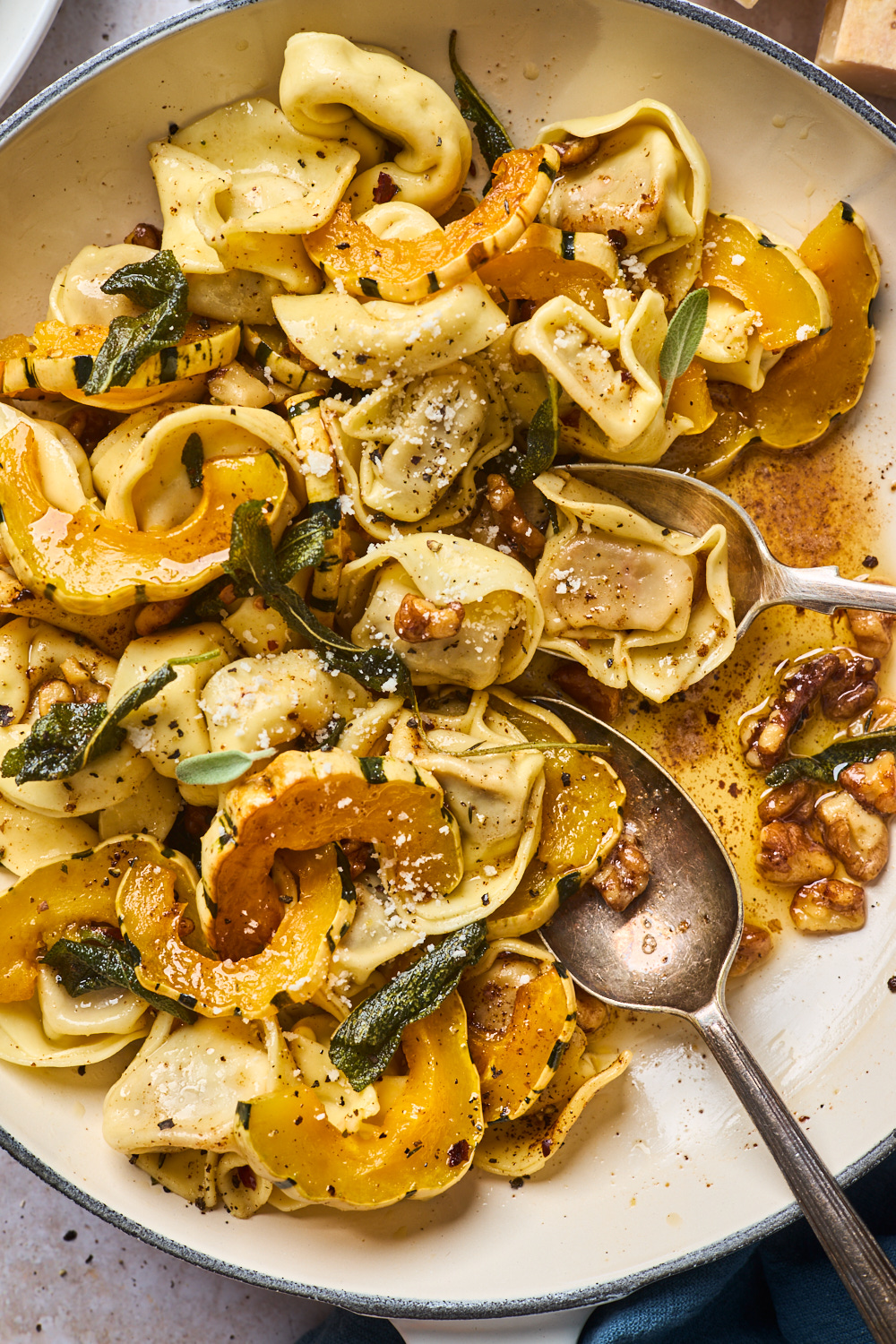 Brown Butter Tortellini With Roasted Squash