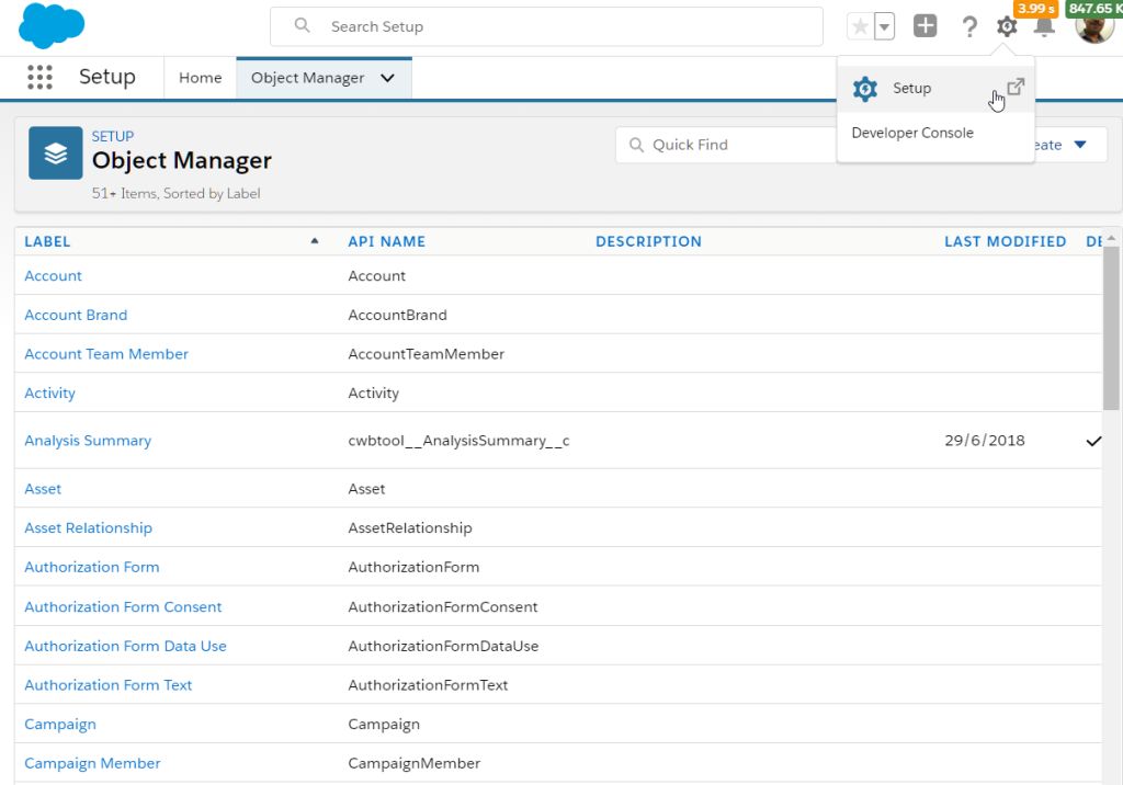salesforce-object-manager