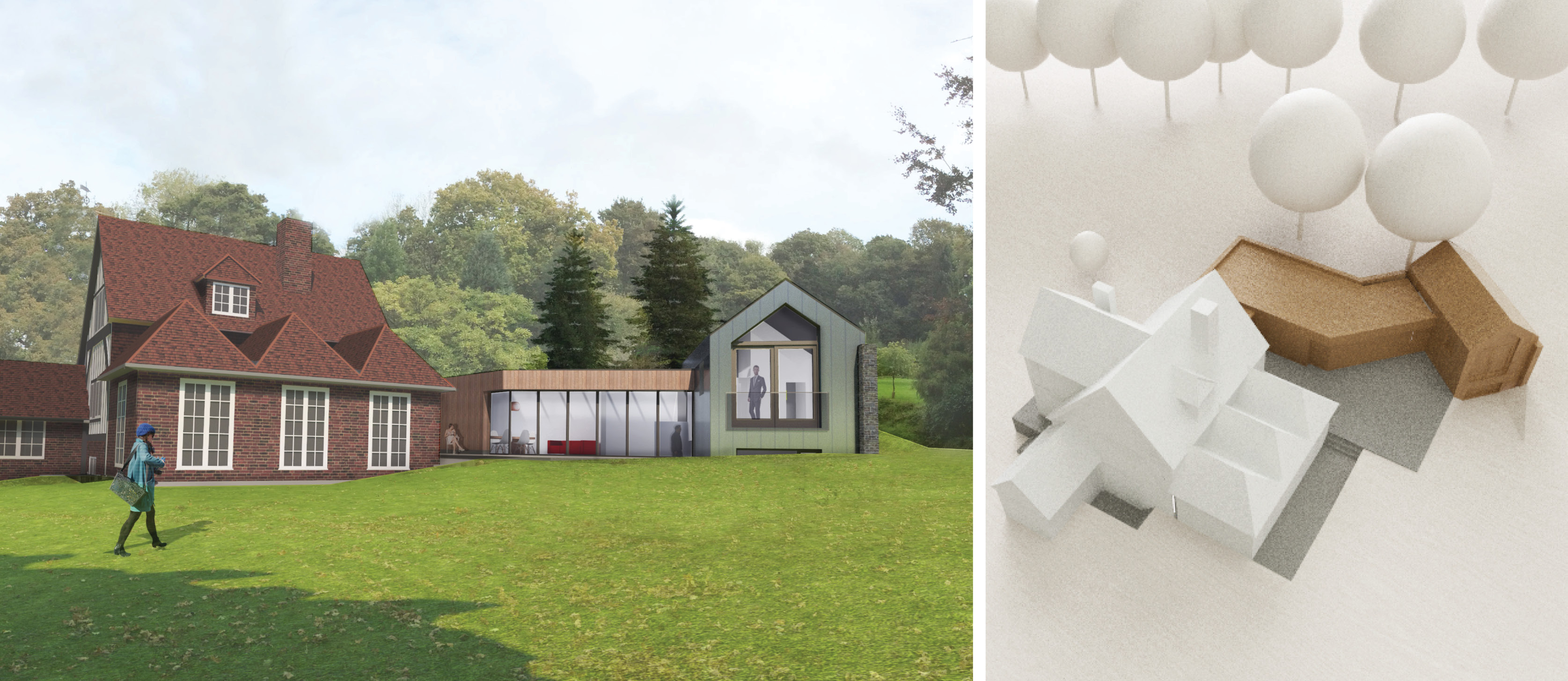 Contemporary Extension Granted Planning permission for Listed Building