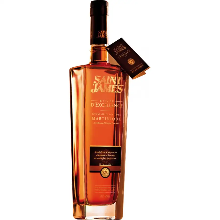 Image of the front of the bottle of the rum Cuvée d’excellence