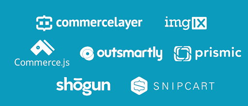Headless Commerce sponsors: Commerce Layer, Commerce.js, imgix, Outsmartly, Prismic, Shogun, Snipcart