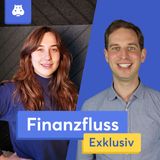 Finanzfluss Exklusiv Podcast Cover mit Juli und Markus
