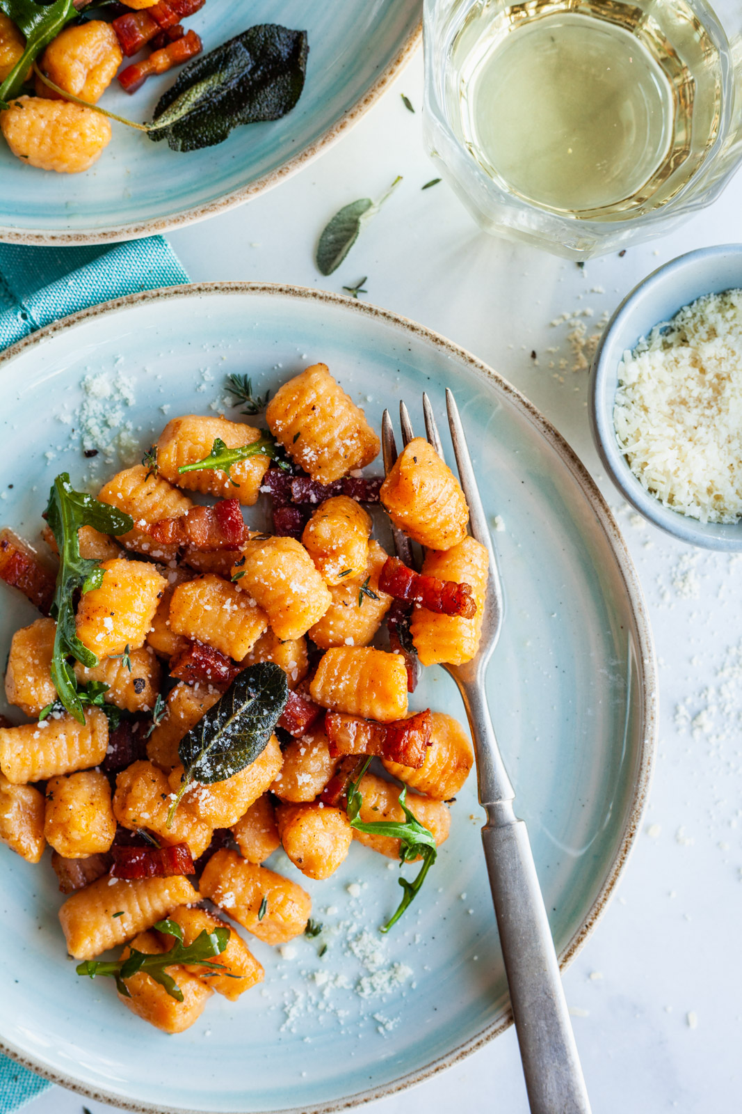 Sweet Potato Gnocchi With Sage and Thyme Brown Butter