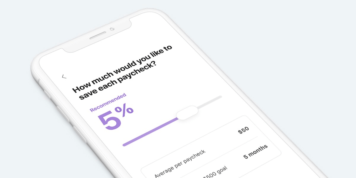savings in app