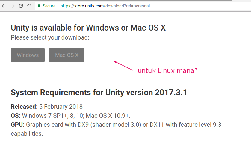 Download Unity