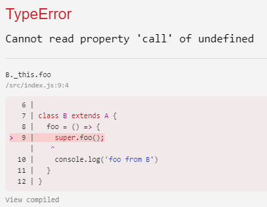Cannot read property 'call' of undefined