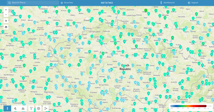 Netatmo Weather Map – https://weathermap.netatmo.com/