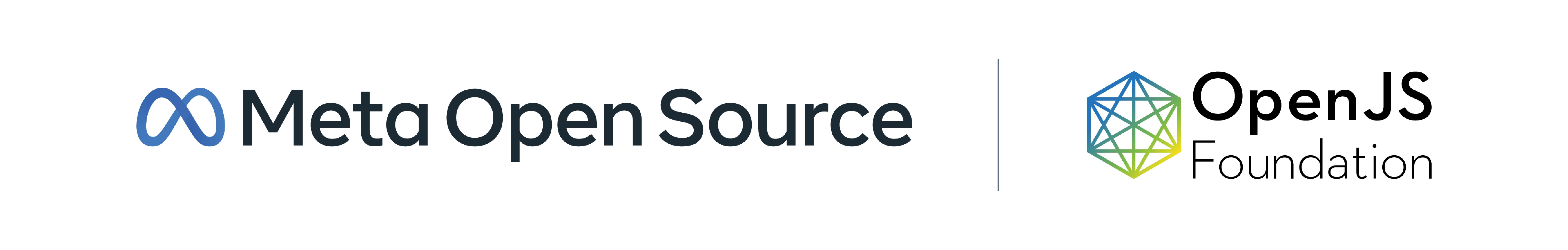 Banner image for Meta Open Source and OpenJS Foundation