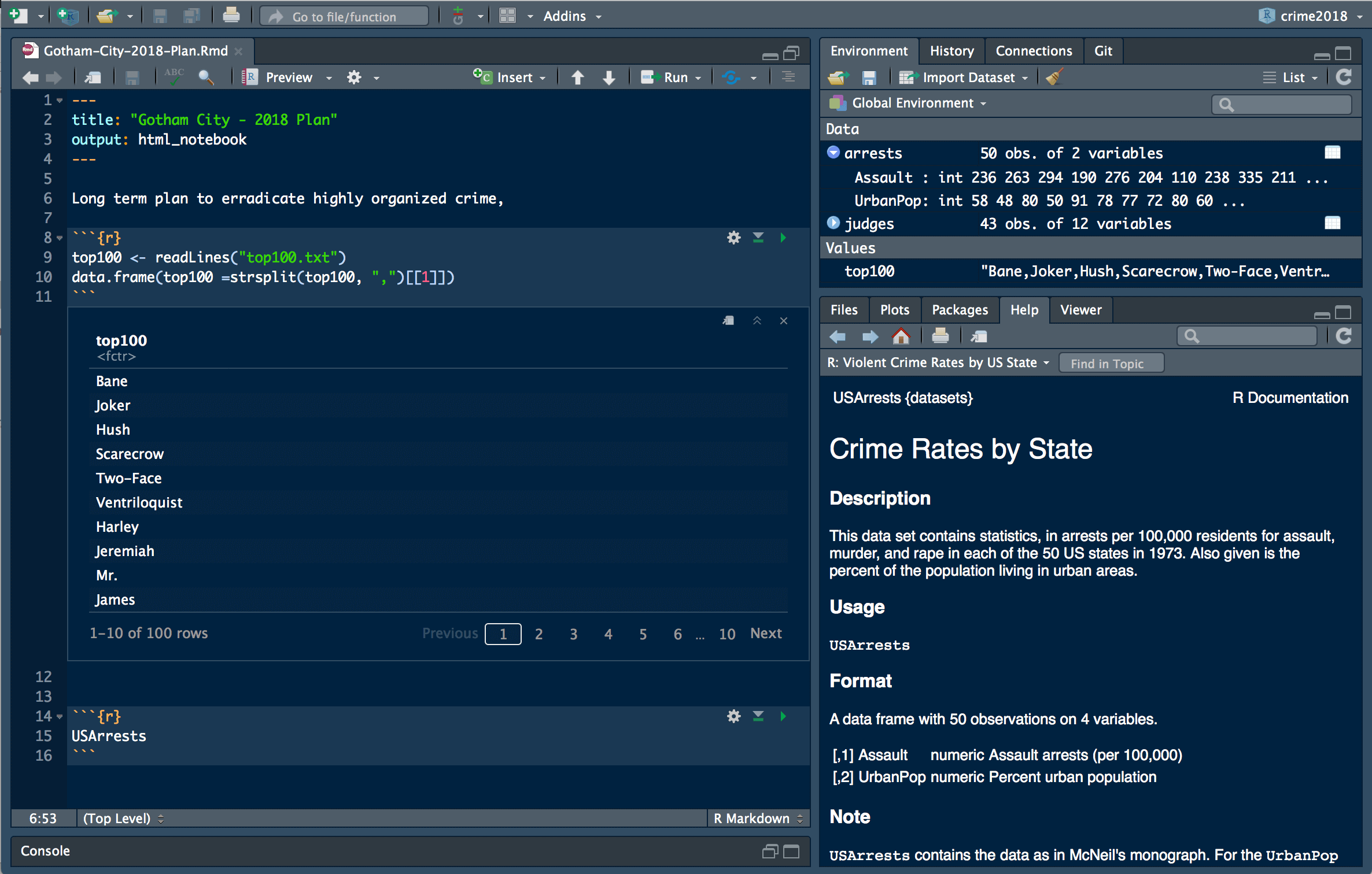 RStudio 1.1 Preview - I Only Work in Black