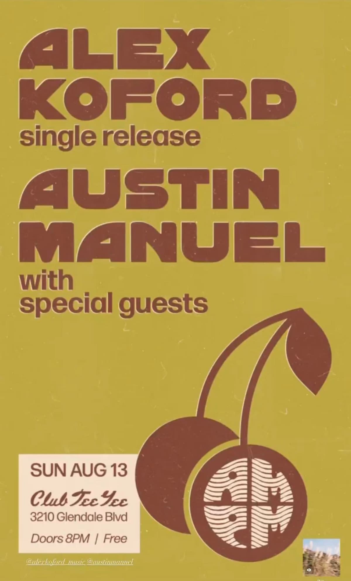 Alex Koford / Austin Manuel with special guests