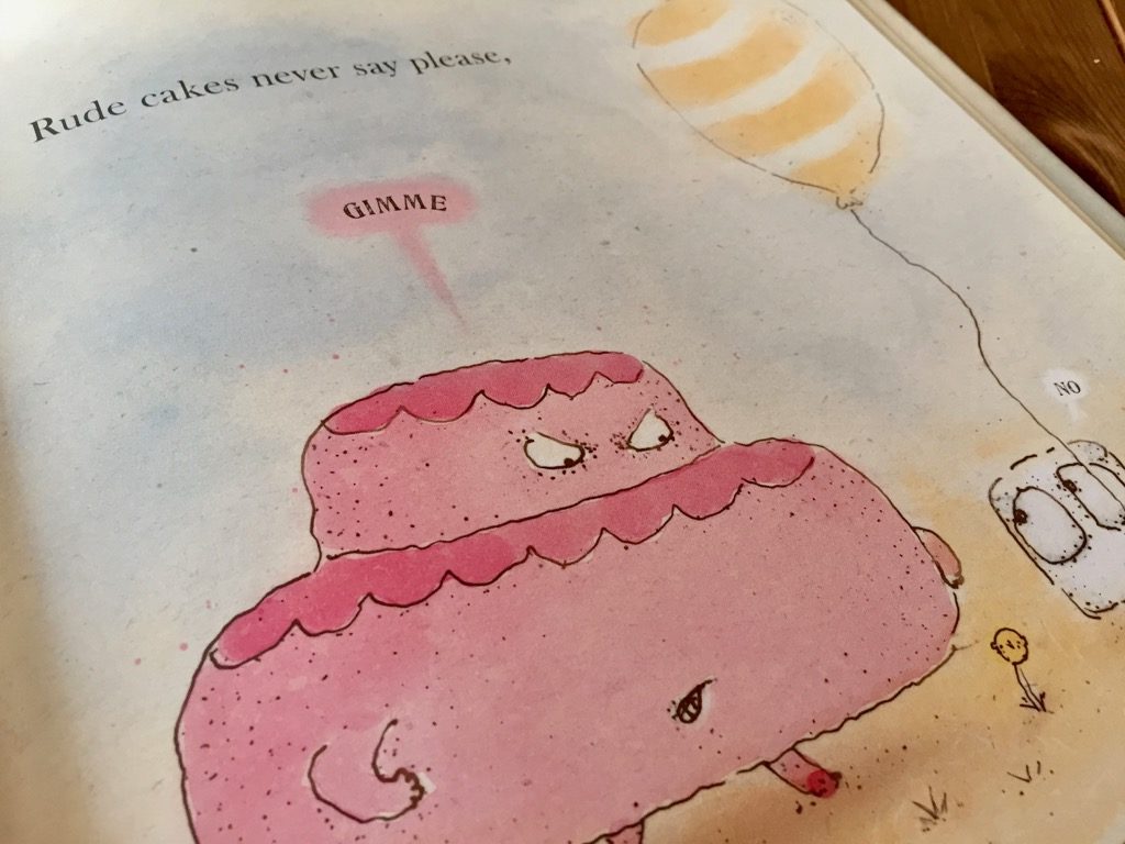 Artwork from the book Rude Cakes