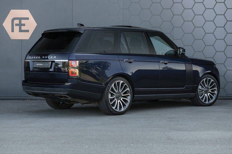 Land Rover Range Rover 5.0 V8 SC Autobiography Portofino Blue + Verwarmde, Gekoelde voorstoelen met Massage Functie + Adaptive Cruise Control + Head Up afbeelding 6