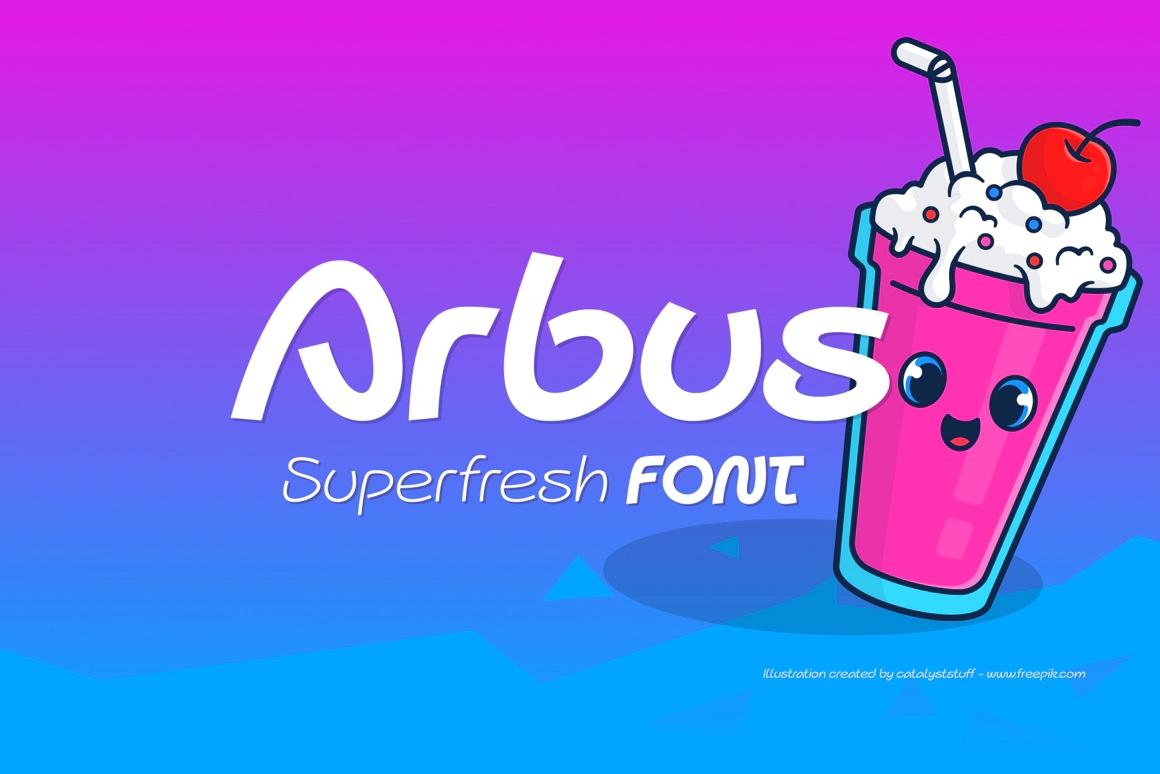 Arbus light & funny childfont bundle images/covers_arbus_1.jpg
