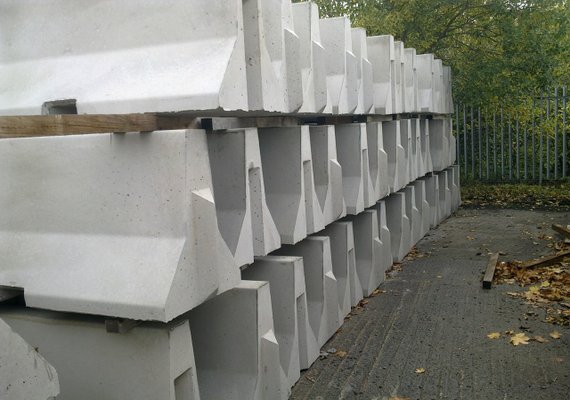 Jersey Barriers - Stacked