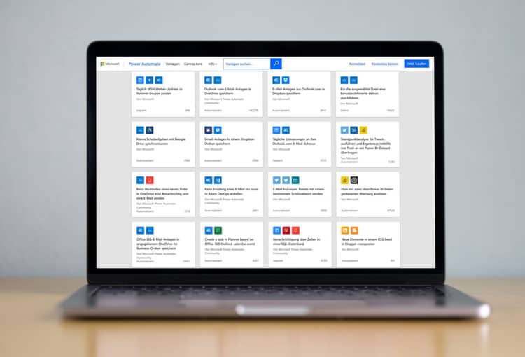 Power Automate Laptop mit Cloud-Flows aus Power Automate