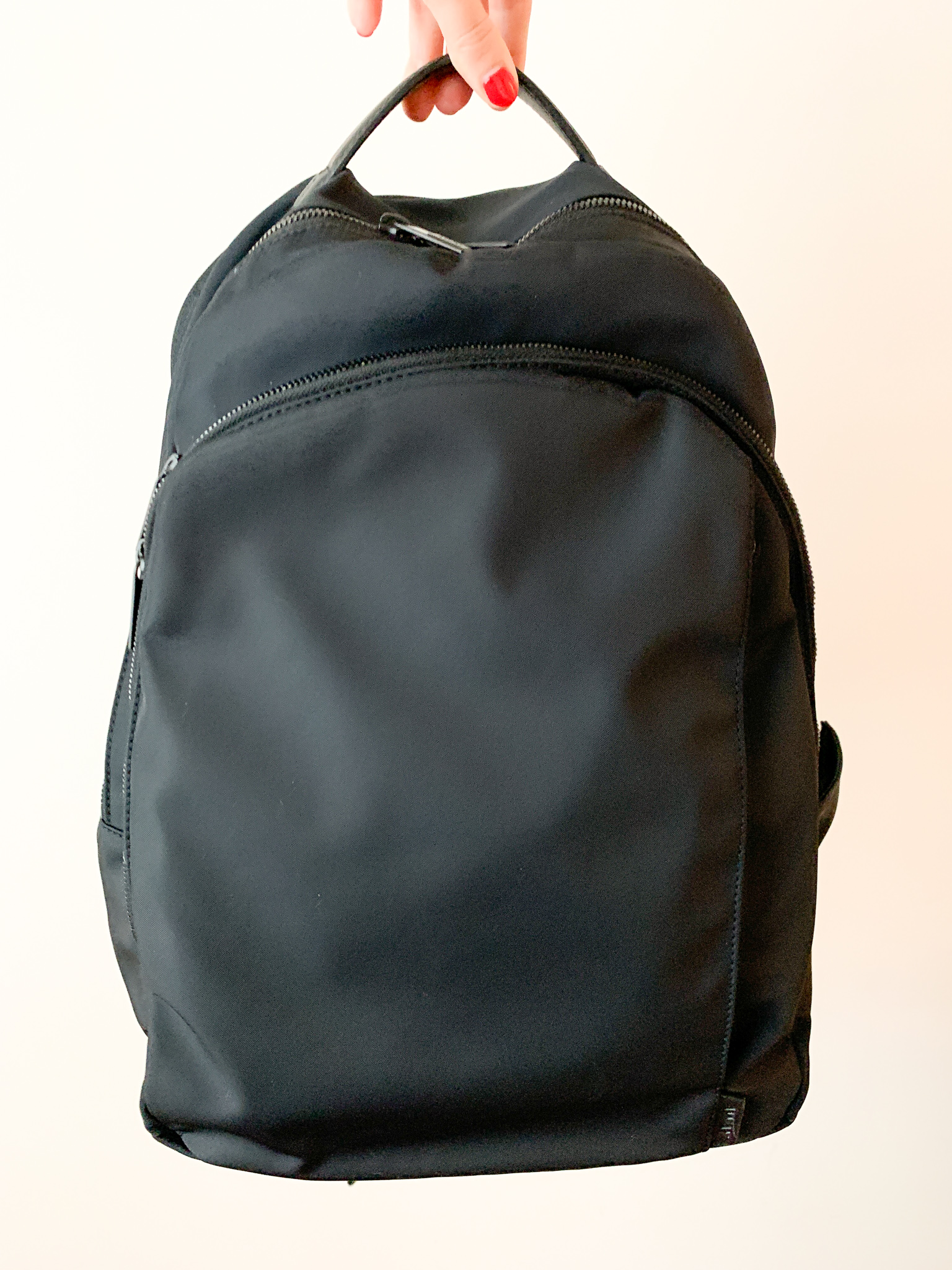 away backpack in black