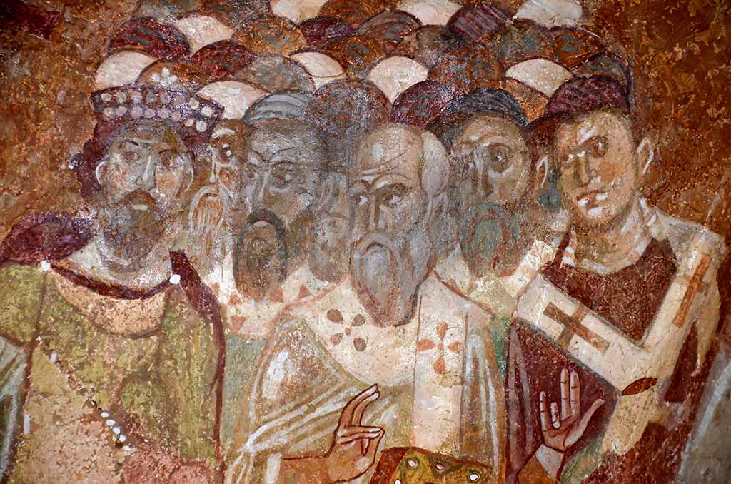 Fresco from church of St Nicholas, Demre, Southern Turkey