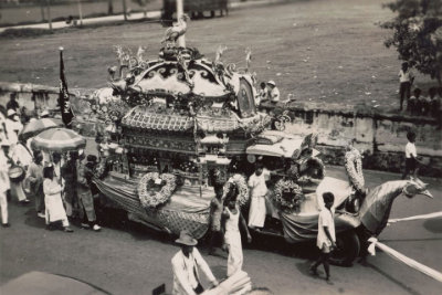 Hindu funeral procession, 1938