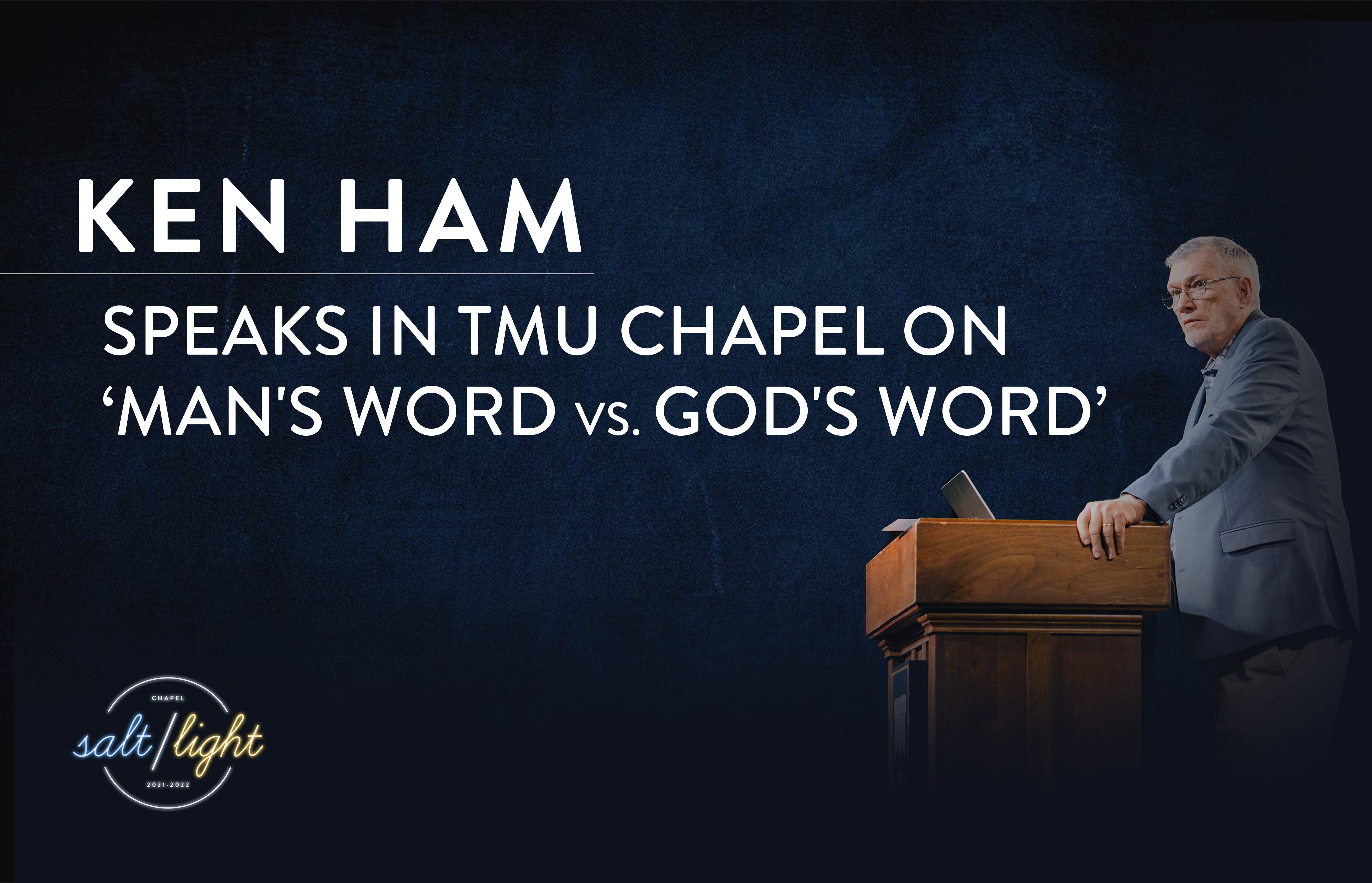 Ken Ham Speaks in Chapel on 'Man's Word vs. God's Word' image