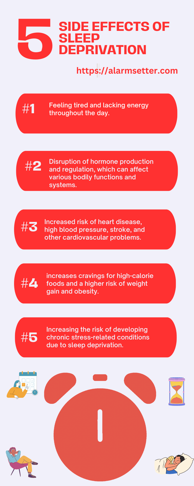 Set Alarm for 8 hours from now to wake up on time
