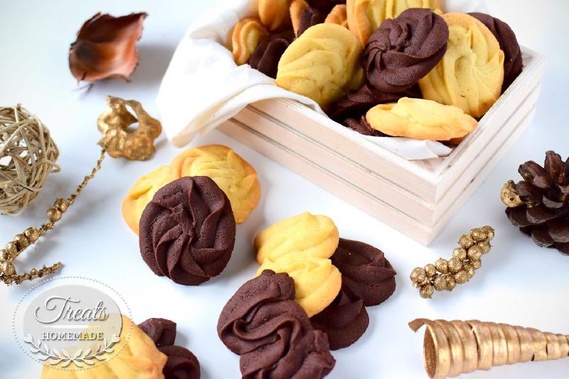 Biscuits Sablés : Vanille & Chocolat